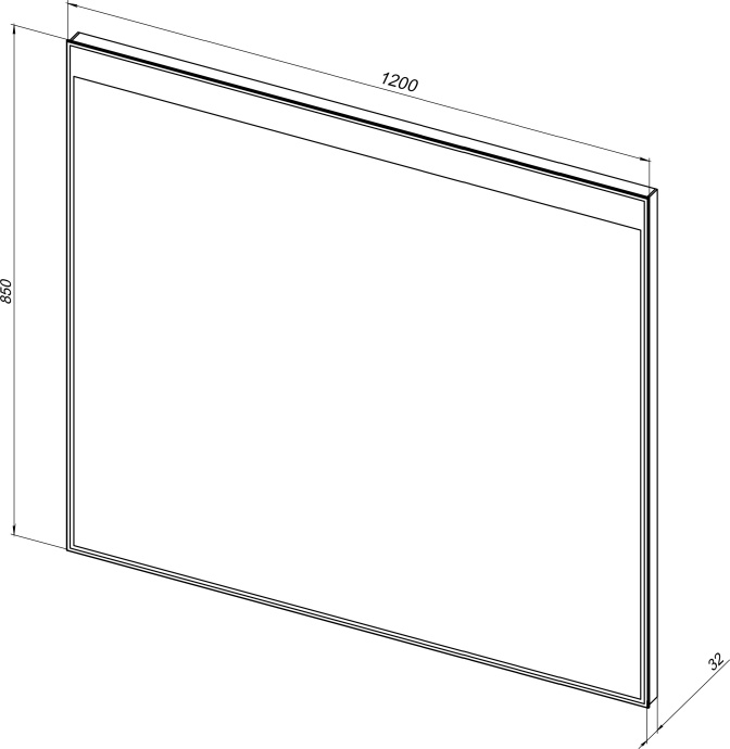 Зеркало Aquanet Палермо 12085 196647 - 3