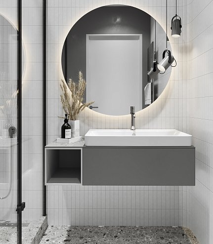 Раковина мебельная Aquaton Сканди Адриана 70 белый 1WH501628 - 4