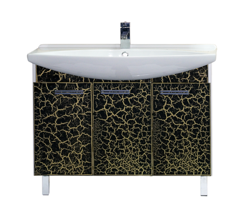 Джулия - 105 Тумба прямая КРАКОЛЕТ черный Л-Джу01105-0213Пр - 0