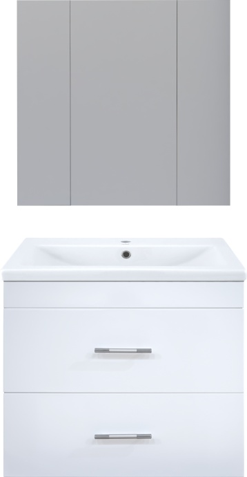 Мебель для ванной DIWO Ростов 80 белая, в современном стиле, российская (гарнитур, комплект) 461342 - 5