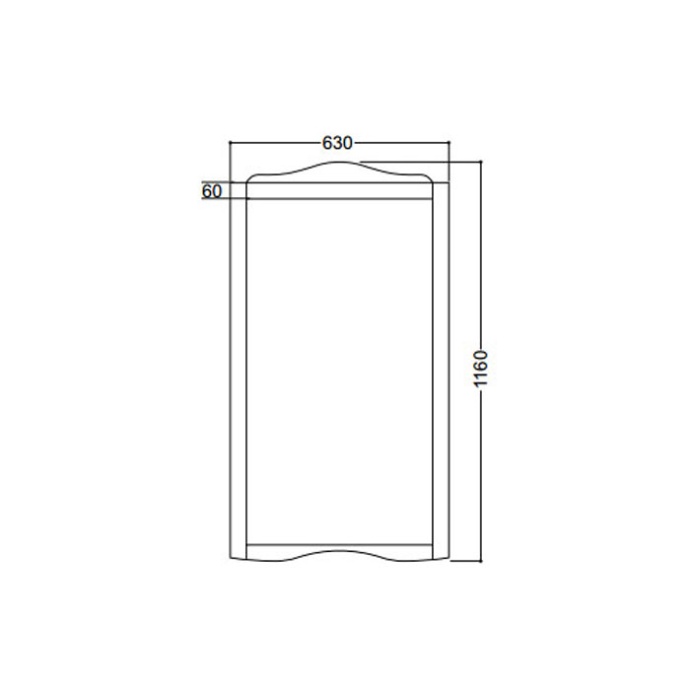 KERASAN Retro 735030, база полая 69см, под раковину 1046, цвет белый матовый - 1