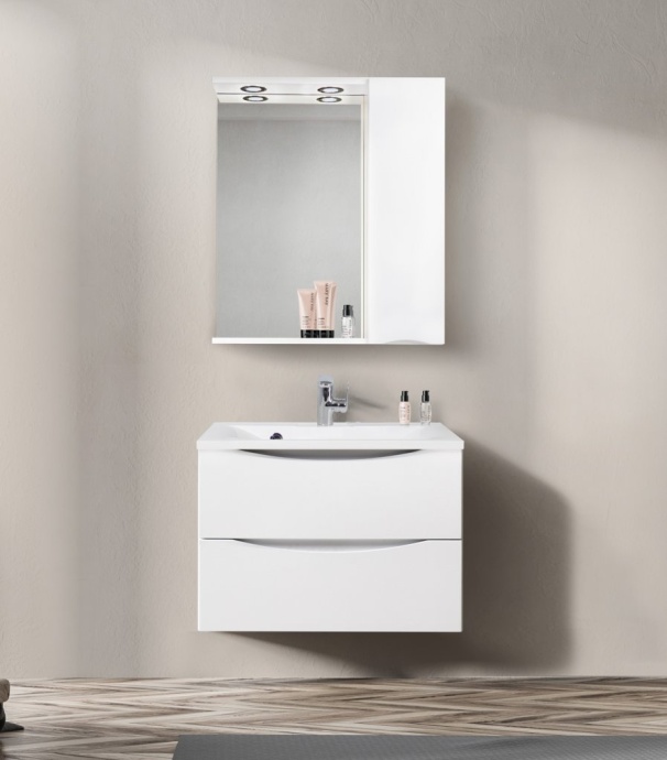 Зеркало-шкаф BelBagno Marino 70 R MARINO-SPC-700/750-1A-BL-P-R - 1