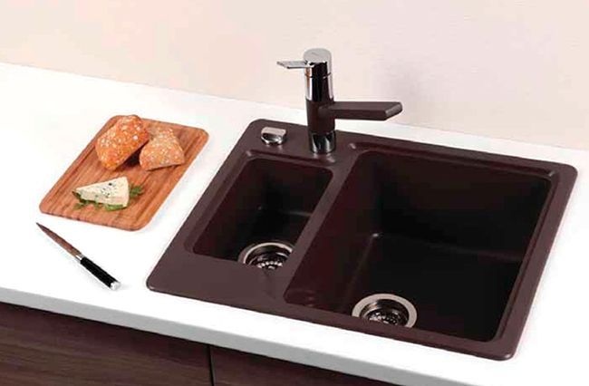 Мойка  Cambridge 60  Cristalite мокка 700713 - 1