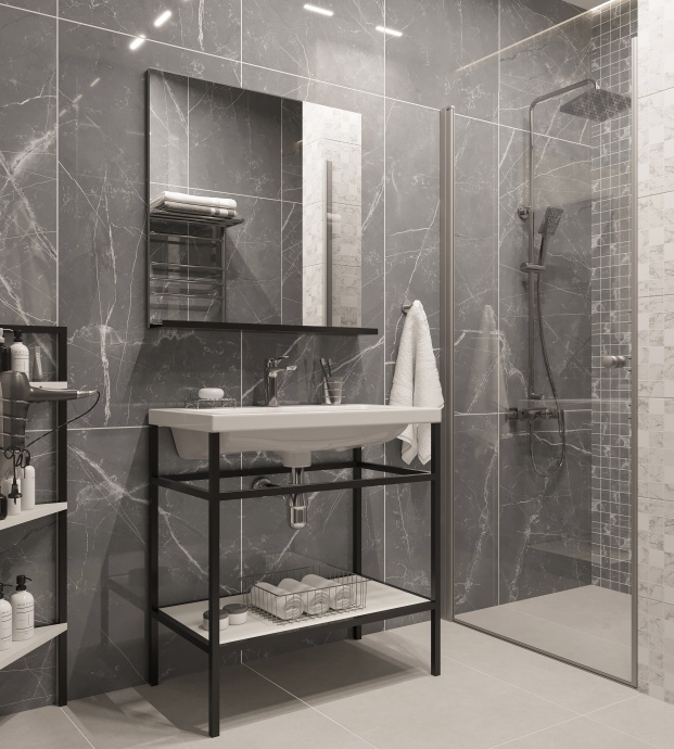 Мебель для ванной DIWO Смоленск 80 с раковиной Como 80 483913 - 1