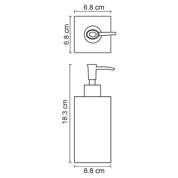 Дозатор для жидкого мыла WasserKRAFT Kammel белый K-9199 - 6