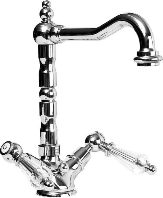 Смеситель Cezares Diamond DIAMOND-LS2-01-Sw для раковины - 0