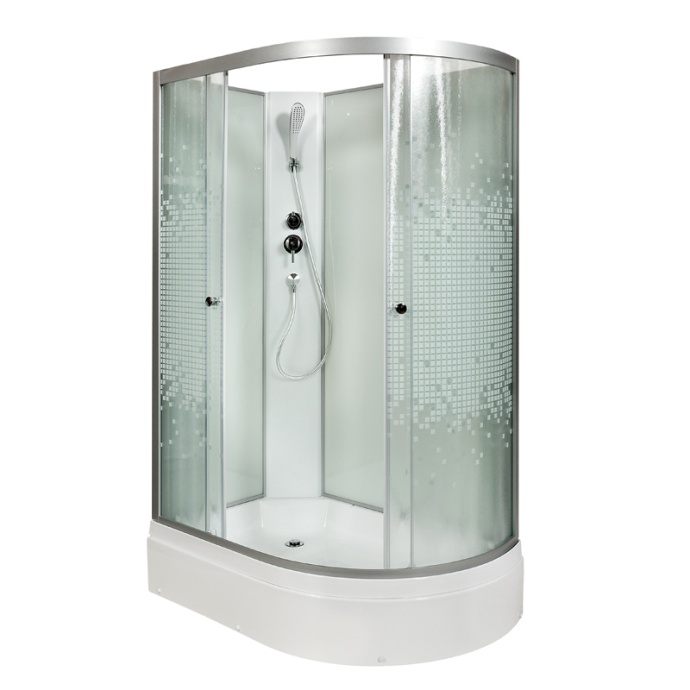 Душевая кабина Deto L 120х80 без крыши  L720LN - 1