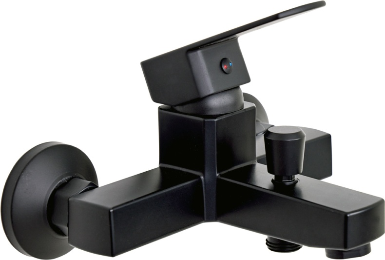 Смеситель для ванны с душем DIWO Суздаль SU-02b черный матовый - 8