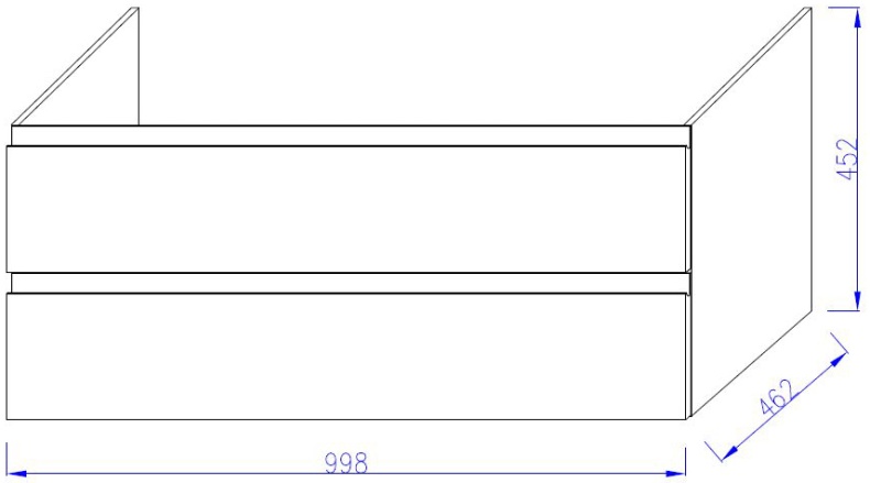 Тумба для комплекта Jacob Delafon Madeleine EB2055-J52 R черный блестящий - 3