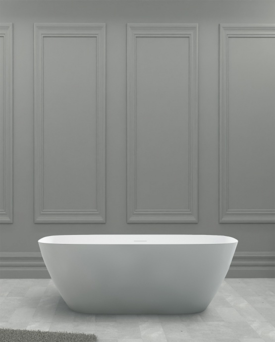 Ванна из искусственного камня Abber Stein 170х72 белый матовый AS9612-1.7 - 1