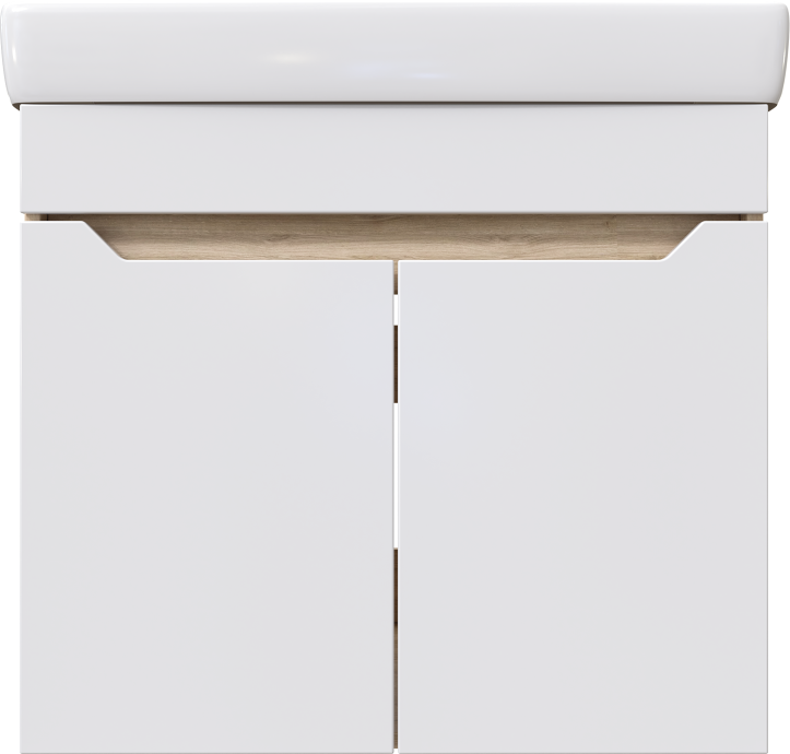 Тумба с раковиной DIWO Архангельск 60 дуб сонома, подвесная 569760 - 0