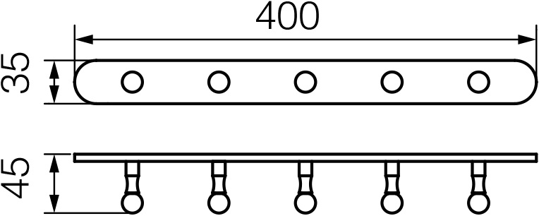 Крючок Veragio Gialetta VR.GIL-6438.CR хром - 2