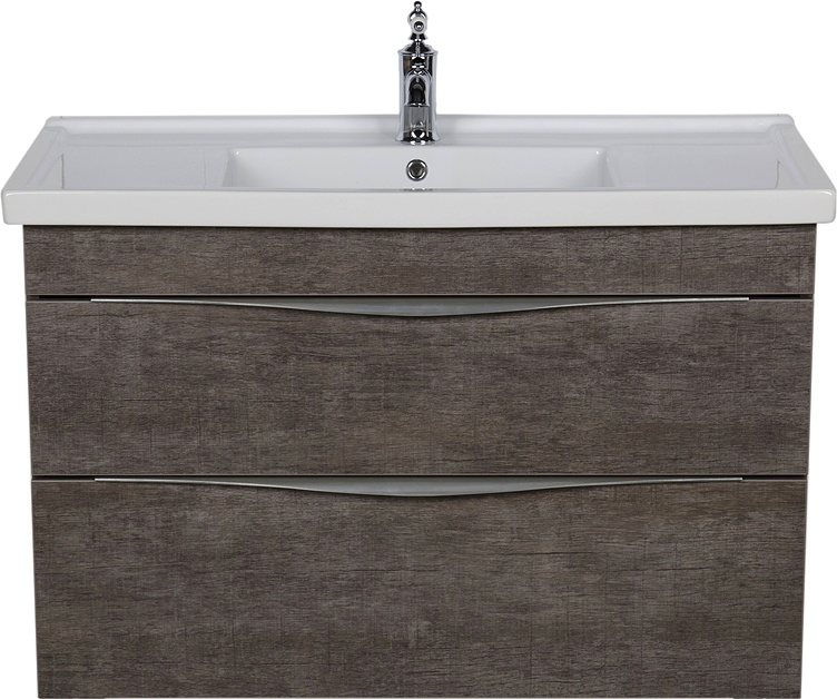 Тумба с раковиной Aquanet Эвора 100 дуб антик 183003 - 10