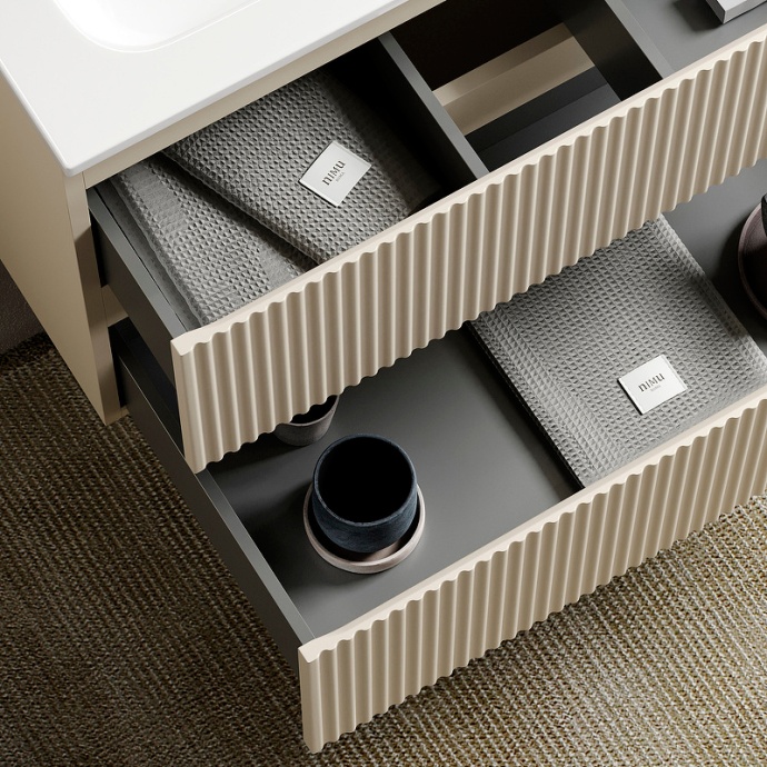 Тумба под раковину Sancos Snob R 120 бежевая SNR120CE - 1