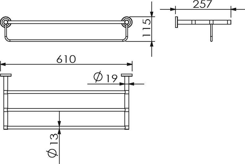 Полка Langberger Burano 11003B - 1