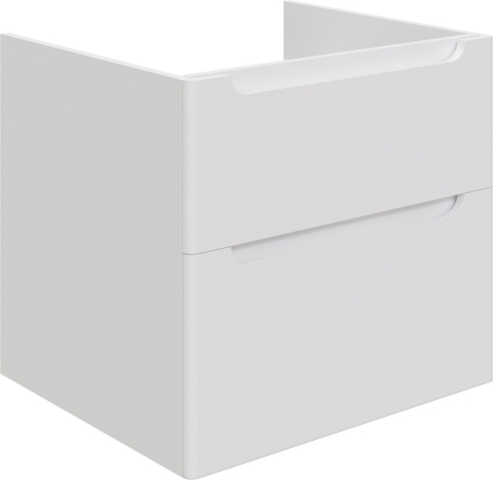 Тумба с раковиной STWORKI Берген 60 белая с темной столешницей 122, Moon 1, L 549683 - 6