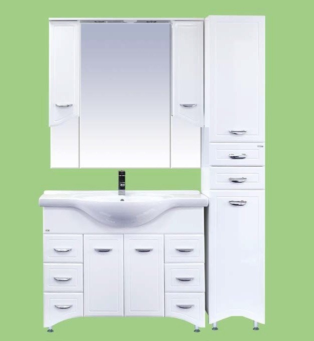 Мебель для ванной Misty Дрея 105 6 ящиков - 3