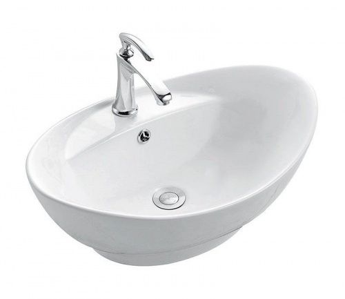 Раковина накладная Ceramalux N белый  9018 - 0