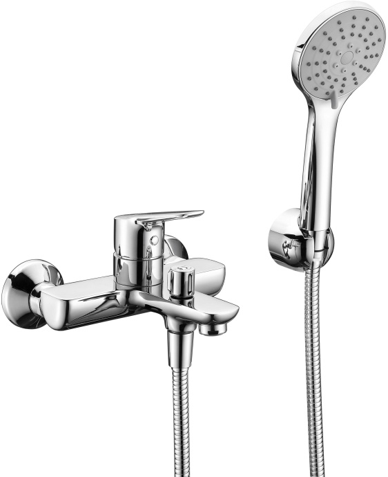 Смеситель Wasserkraft Lippe 4501 для ванны с душем - 0