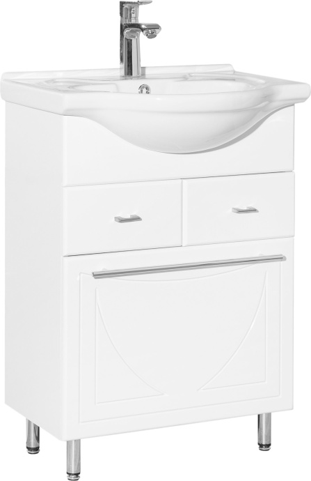 Тумба для комплекта Style Line Лана 60 с бельевой корзиной СС-00002253 - 0