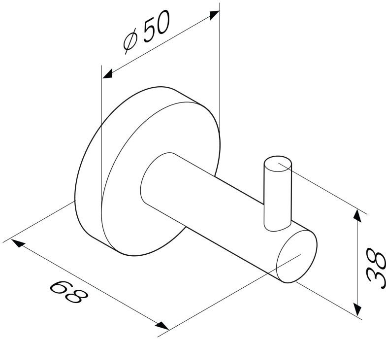 Крючок STWORKI Дублин HADB35500 - 2
