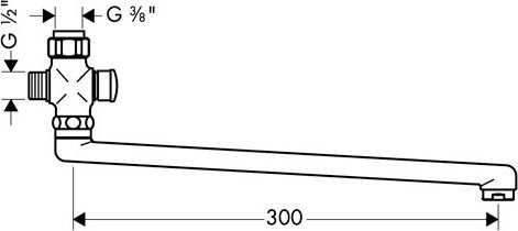 Излив Hansgrohe Metropol S 14495000 универсальный - 1