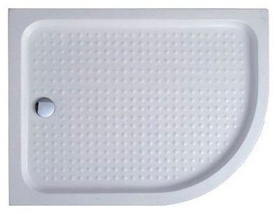Поддон для душа Cezares Tray R550 100х80 см акриловый L TRAY-A-RH-100/80-550-15-W-L - 0