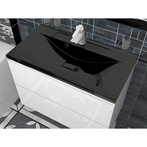 Раковина накладная Stella Polar Корвет 65 черный SP-00000903 - 1