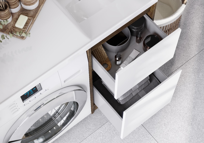 Тумба под раковину без фасада Aquaton Лондри 40 светлое дерево 1A267001LHDR0 - 6