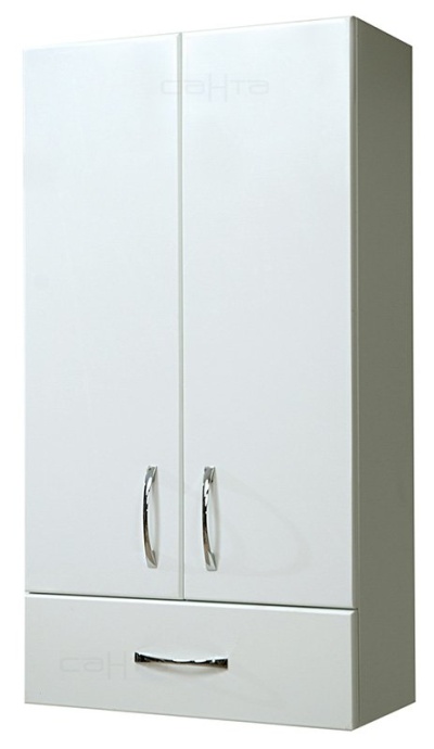 Шкаф СанТа ПШ 48х90 2 двери, 1 ящик 401008 - 0