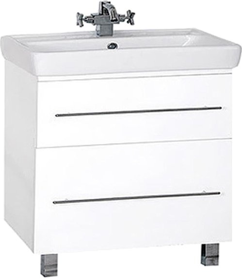 Мебель для ванной Misty Елена 80 белая, с 2-мя ящиками - 2