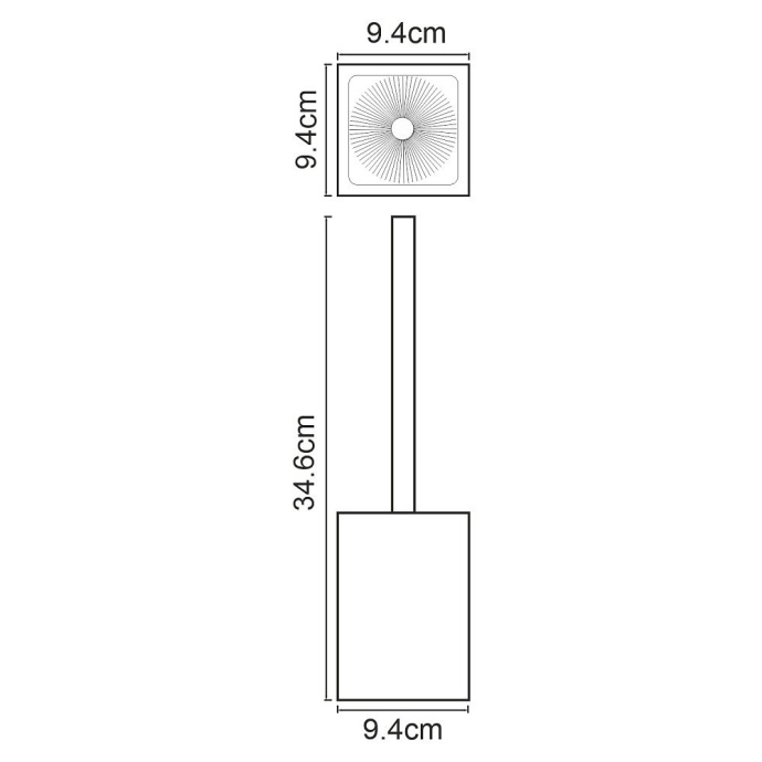 Ершик для унитаза WasserKRAFT Kammel белый K-9127 - 2