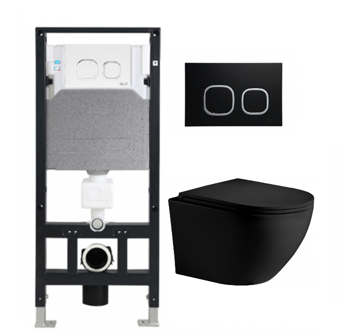 Комплект Weltwasser AMBERG 506 + MERZBACH 004 MT-BL + AMBERG RD-BL  10000006812 - 0