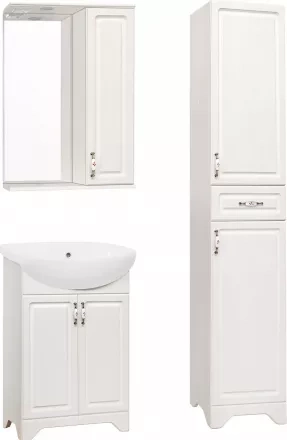 Зеркало-шкаф Style Line Олеандр 55 светлое дерево ЛС-00000201 - 4