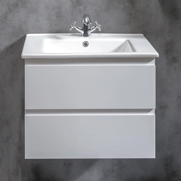 Тумба под раковину Armadi Art Capolda 65 белый ручка белая 849-065-W - 0
