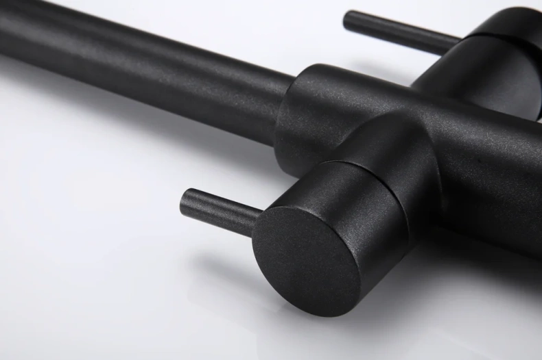 Смеситель для кухни Paulmark Lange черный матовый La214212-418 - 12