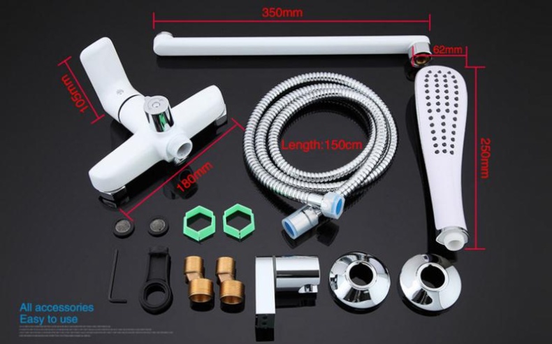 Смеситель для ванны Gappo Noar G2248 - 15