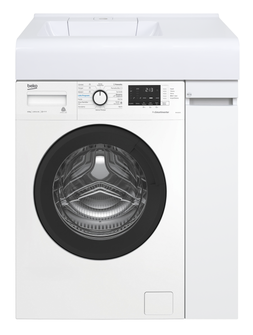 Тумба под стиральную машину Misty Амур 29 белая глянцевая Э-Аму01029-01Пр - 0