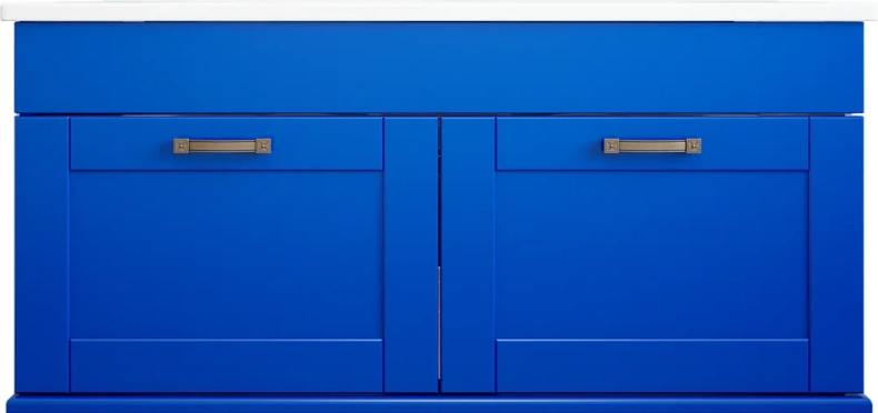 Тумба с раковиной Sanflor Ванесса 95 индиго  С15330 - 0