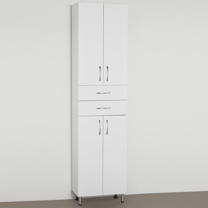 Шкаф-пенал Style Line Эко Стандарт 48, 2 ящика, белый ЛС-00000379 - 0