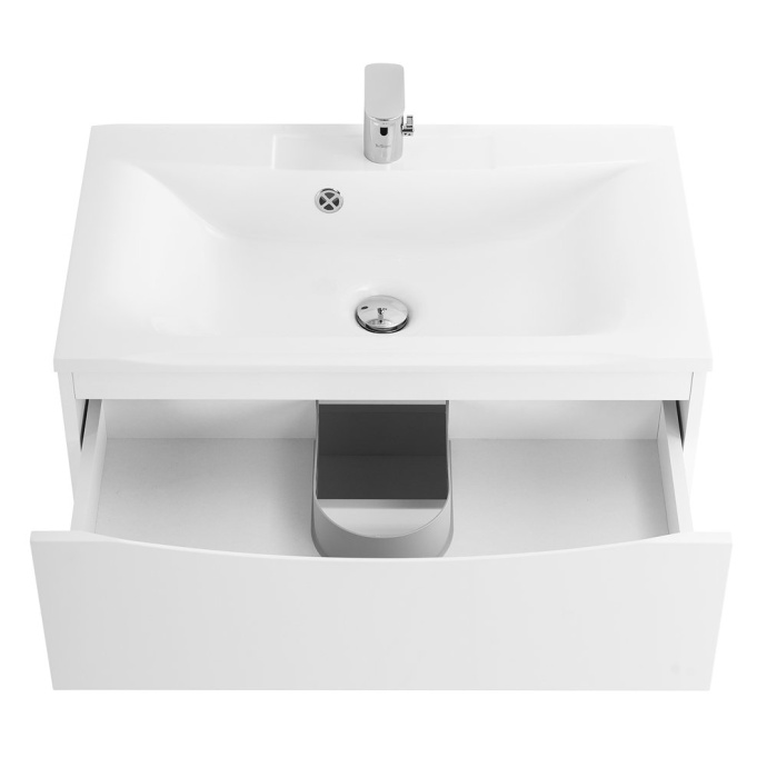 Тумба с раковиной Belbagno Marino 75 белый матовый - 4