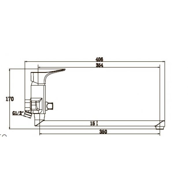 Смеситель Kaiser Clever 76055 универсальный - 1