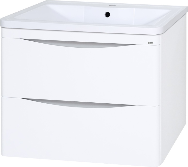 Тумба под раковину Misty Атлантик 70 белая глянцевая П-Атл-01070-011П2Я - 1
