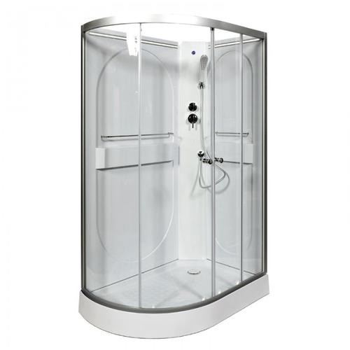 Душевая кабина Deto L 120х80 с подсветкой, хром  L602RNLED - 1