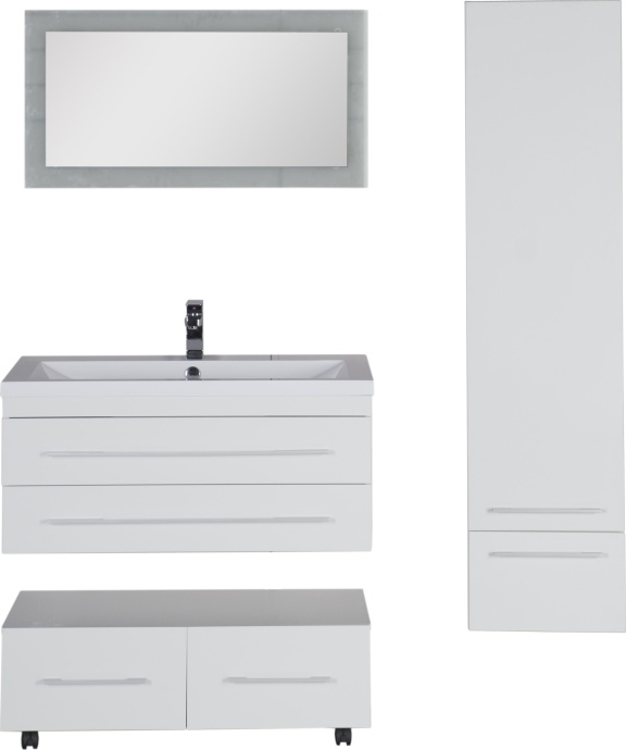 Мебель для ванной Aquanet Нота 90 белая 171492 - 26