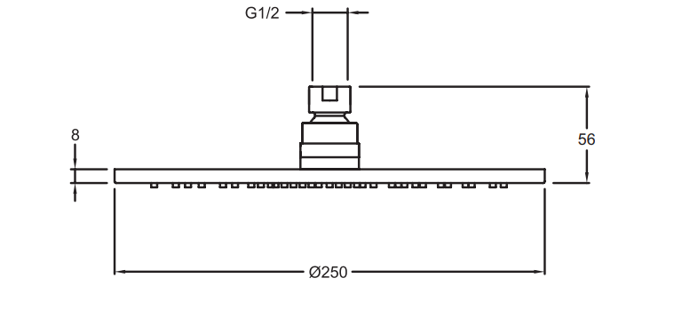 Верхний душ Jacob Delafon Toobi E21758-CP - 1