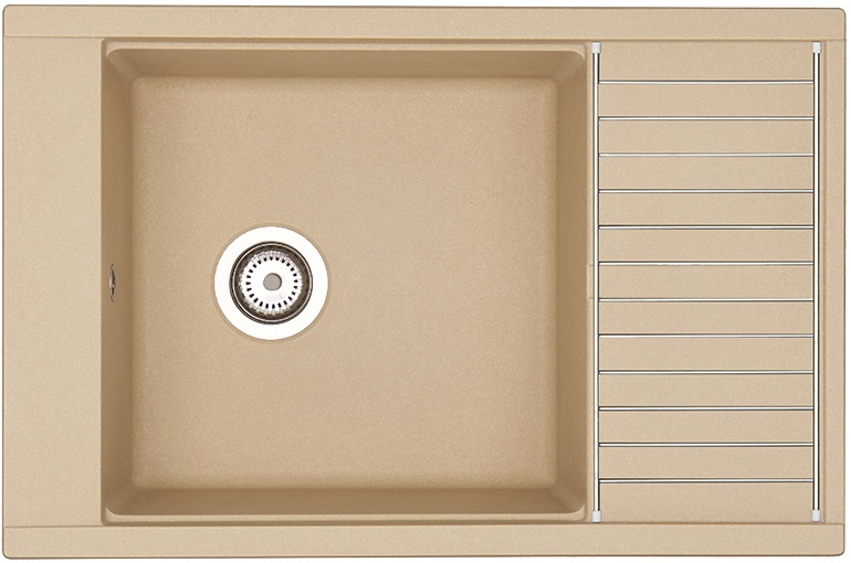 Мойка кухонная AQUATON Делия 78 латте 1A715132DE260 - 1