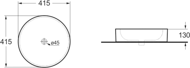 Раковина Vincea VBS-104 белая - 1