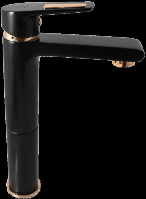 Смеситель для раковины Rav Slezak Colorado черный матовый - золото CO330.5CMATZ - 0