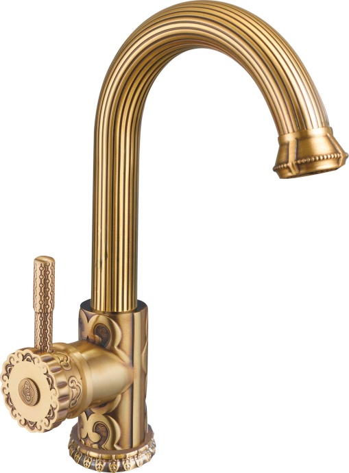 Смеситель Zorg Antic A 113U-BR для раковины - 0